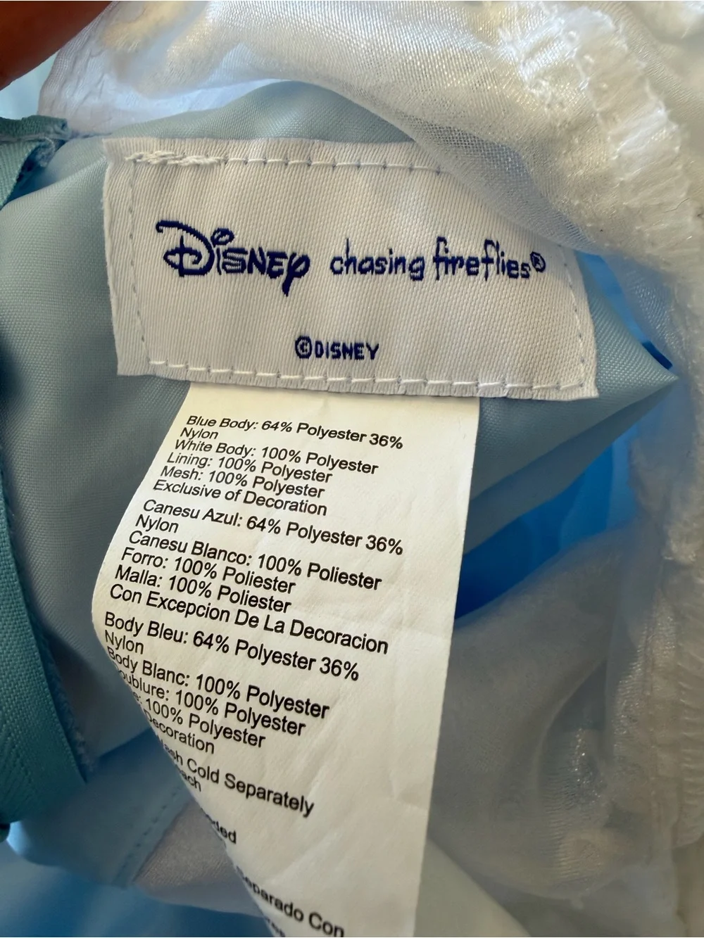 Alice in Wonderland Dress Girl Size 6 Disney Chasing Fireflies $55